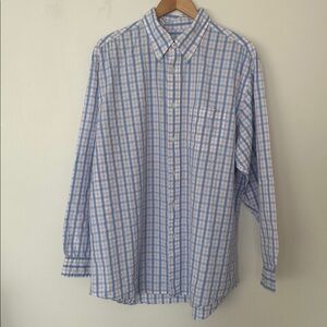Brooks Brothers Madison Fit Button-Down Shirt – Blue & Red Check (Men’s XL)